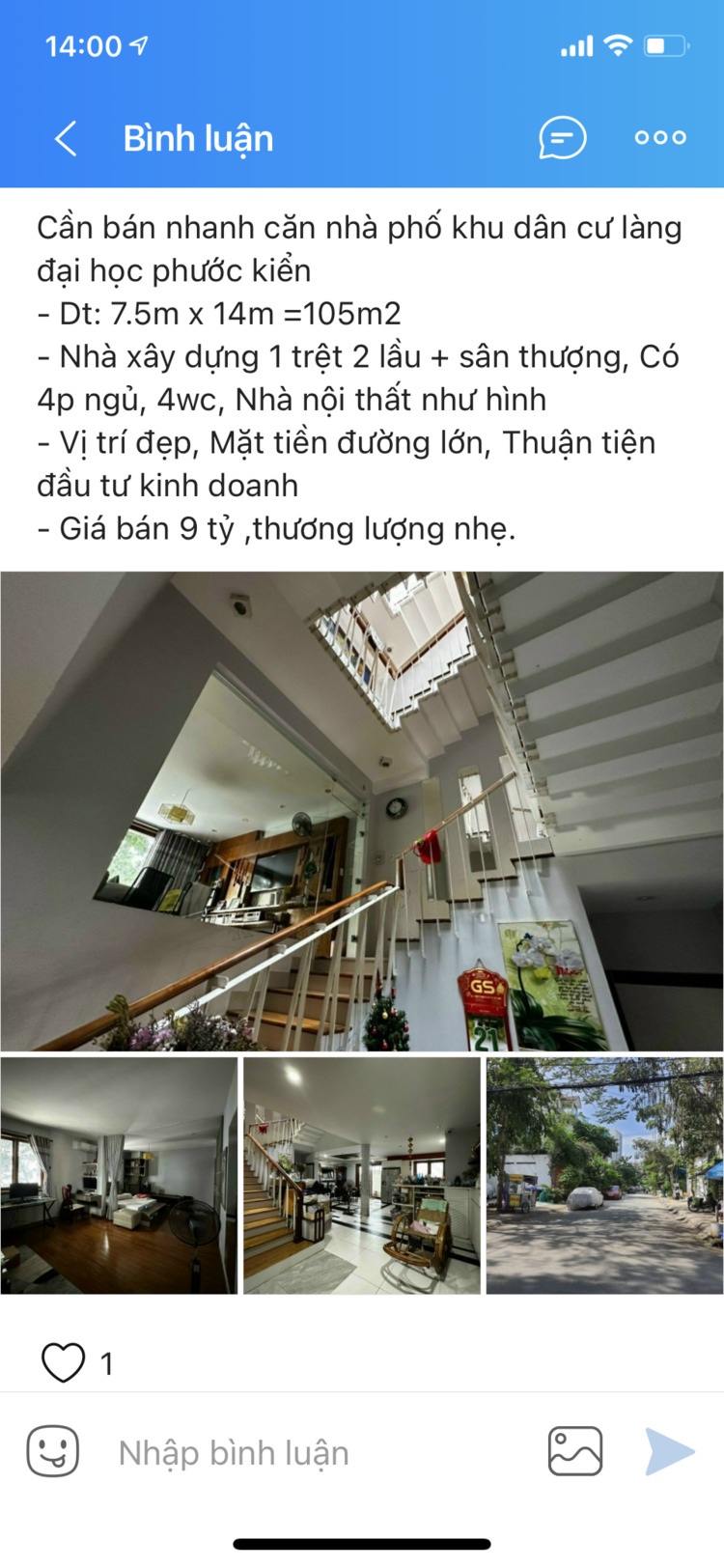 Hỏi mua nhà phố 10 tỉ ở quận 7