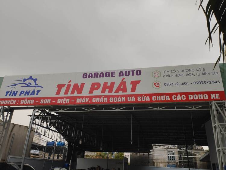 GARAGE TÍN PHÁT. 2/117 Đường Số 8,Bình Hưng Hòa,Bình Tân (Đối diện Aeon Tân Phú).