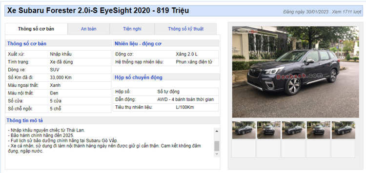 Bán Subaru Forester Eyesight 2021 Bán Subaru Forester Eyesight 2021