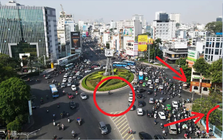 TP. HCM: Đề xuất dỡ bỏ vòng xoay ở Điện Biên Phủ - Nguyễn Bỉnh Khiêm TP. HCM: Đề xuất dỡ bỏ vòng xoay ở Điện Biên Phủ - Nguyễn Bỉnh Khiêm