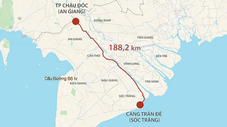 Dự án cao tốc Châu Đốc - Cần Thơ - Sóc Trăng