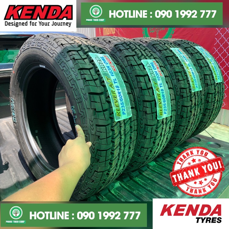 Lốp ô tô offfroad KENDA - Hàng xuất Mỹ, giá Việt Nam