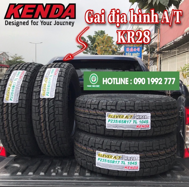 Lốp ô tô offfroad KENDA - Hàng xuất Mỹ, giá Việt Nam