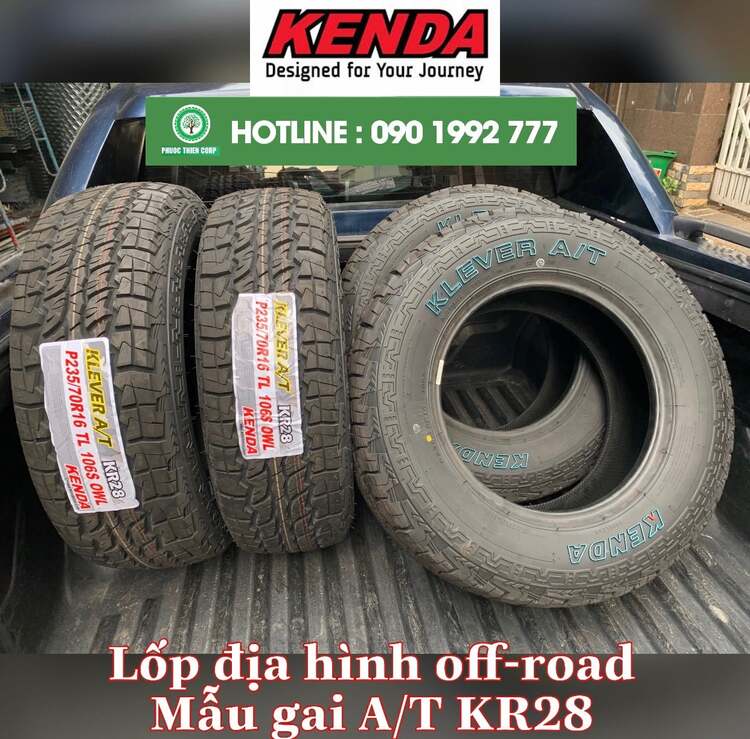 Lốp ô tô offfroad KENDA - Hàng xuất Mỹ, giá Việt Nam