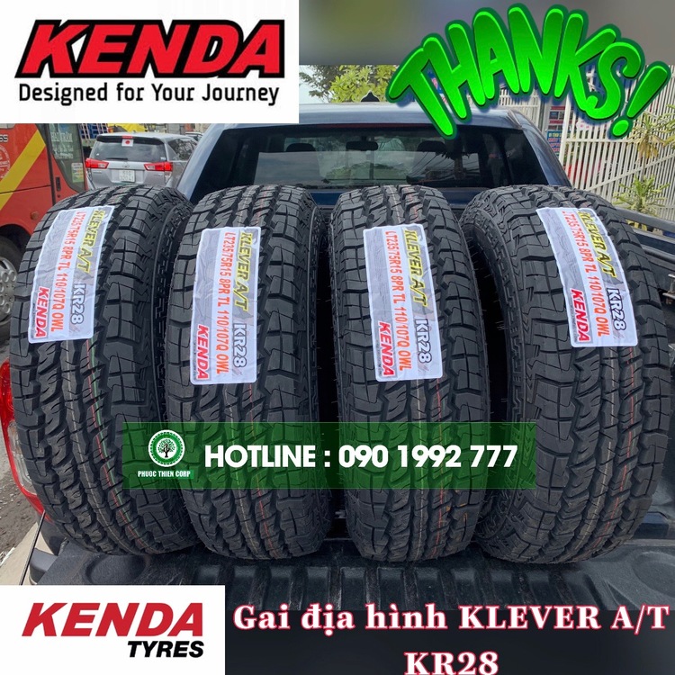 Lốp ô tô offfroad KENDA - Hàng xuất Mỹ, giá Việt Nam