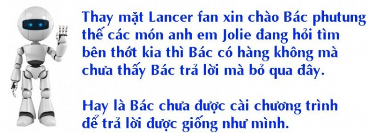 LANCER MT - GIÀ NHƯNG KHÔNG " CHÁT"