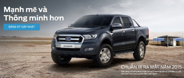 Ford Ranger 2015 đã xuất hiện tại Việt Nam