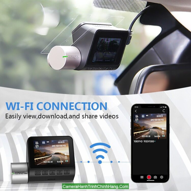 PP Camera hành trình chính hãng nét 2K, 4K, WiFi, GPS, Smart camera..Quà tặng hấp dẫn cho OS!