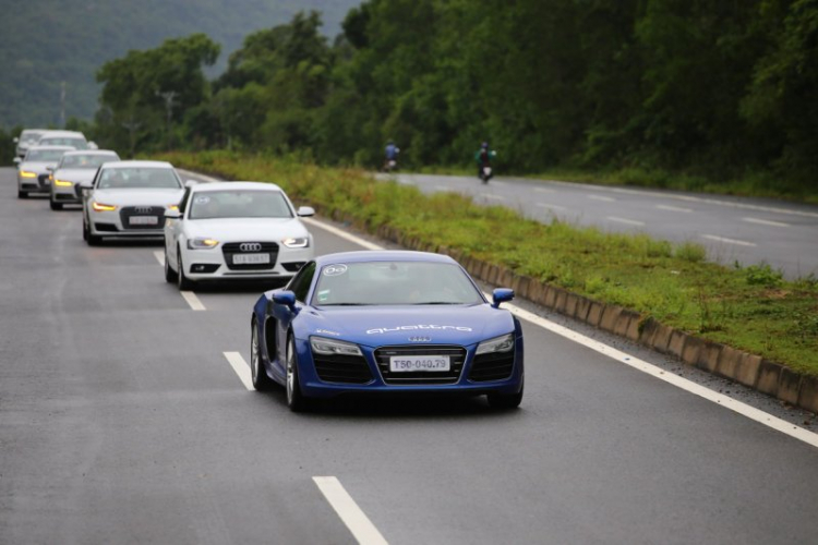 Trải nghiệm "cất cánh" Audi R8 V10 trên đường băng Phú Quốc