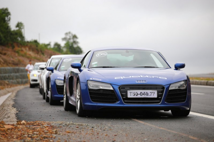 Trải nghiệm "cất cánh" Audi R8 V10 trên đường băng Phú Quốc