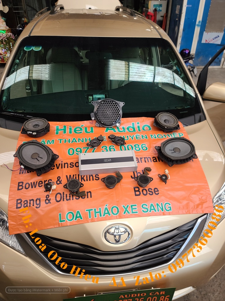 Toyota Sienna Nâng Cấp Âm Thanh Full Active 3 Way - 14 Loa Mark Levinson đỉnh cao. Toyota Sienna Nâng Cấp Âm Thanh Full Active 3 Way - 14 Loa Mark Levinson đỉnh cao.