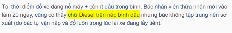 Vụ bơm nhầm Xăng cho xe SantaFe Dầu: Chủ cây xăng đã chịu bồi thường Vụ bơm nhầm Xăng cho xe SantaFe Dầu: Chủ cây xăng đã chịu bồi thường