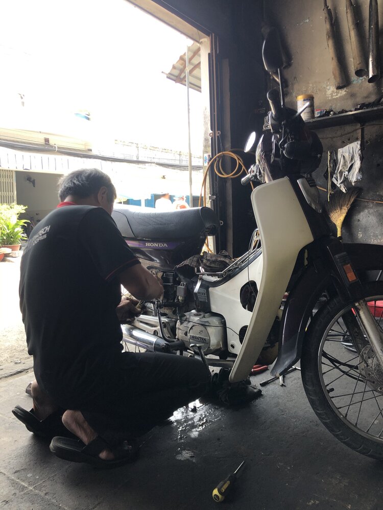 Phượt 10 cửa sông với con Dream già 96 Phượt 10 cửa sông với con Dream già 96