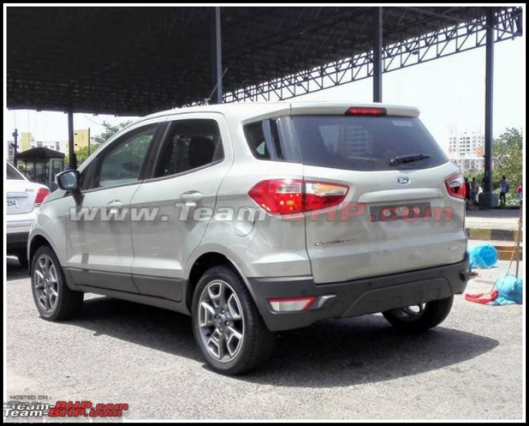  Ford EcoSport sin suspensión trasera aparece en India