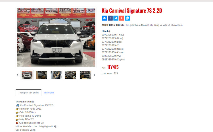 Tìm Kia Carnival 7S đi lướt- Giá tốt là mình chốt! Tìm Kia Carnival 7S đi lướt- Giá tốt là mình chốt!