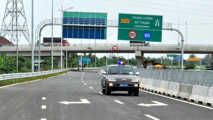 Đề xuất nâng tốc độ khai thác cao tốc Trung Lương - Mỹ Thuận lên 90 km/giờ