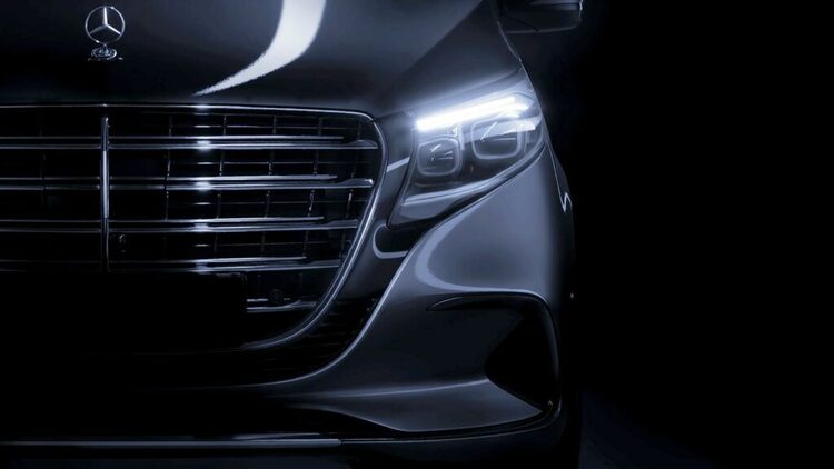 Mercedes-Benz V-Class dần lộ diện với ngoại hình mới sắc nét và đại tu lại nội thất