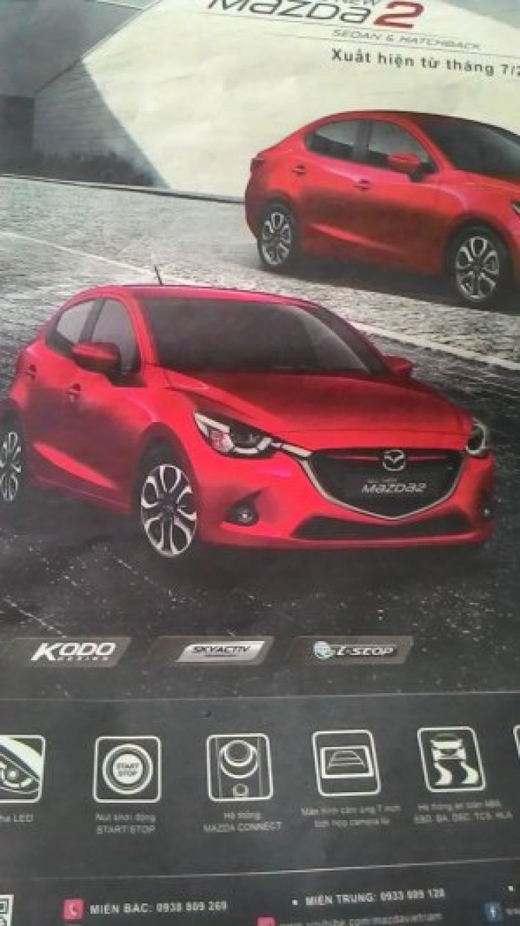Mazda2 sẽ được trình làng ở Đà Nẵng vài ngày tới