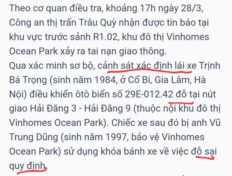 Bảo vệ khóa bánh xe bị tông chết, lỗi ai?