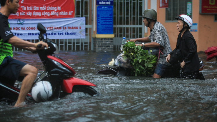  đường TP.HCM nước ngập 