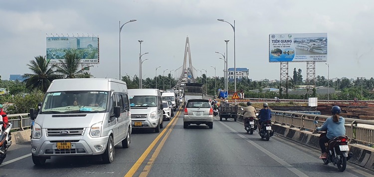 Cầu Rạch Miễu 2 xin lùi tiến độ thêm một năm, tăng tổng mức đầu tư hơn 1.600 tỷ đồng Cầu Rạch Miễu 2 xin lùi tiến độ thêm một năm, tăng tổng mức đầu tư hơn 1.600 tỷ đồng