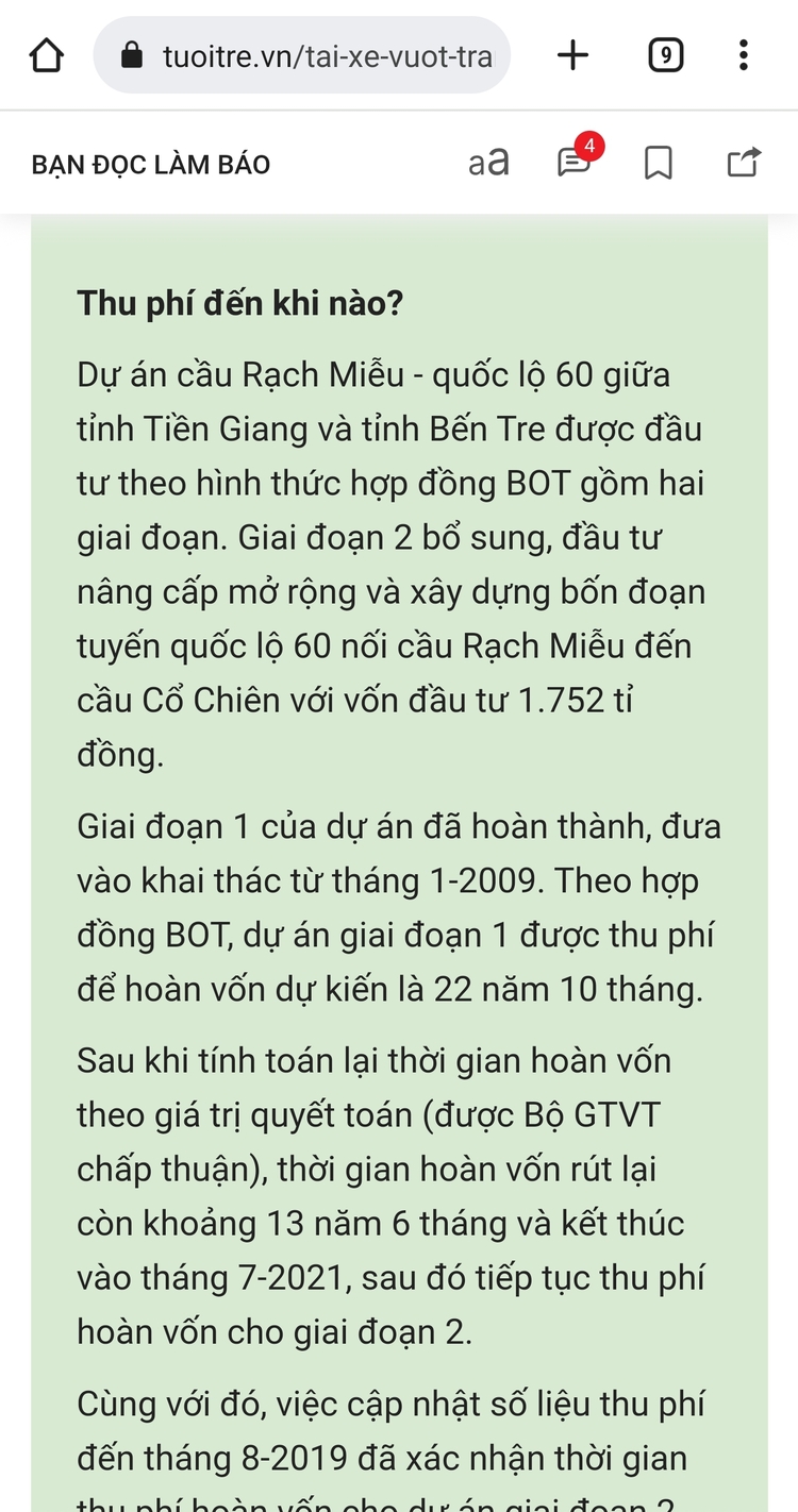 Cầu Rạch Miễu 2 xin lùi tiến độ thêm một năm, tăng tổng mức đầu tư hơn 1.600 tỷ đồng Cầu Rạch Miễu 2 xin lùi tiến độ thêm một năm, tăng tổng mức đầu tư hơn 1.600 tỷ đồng