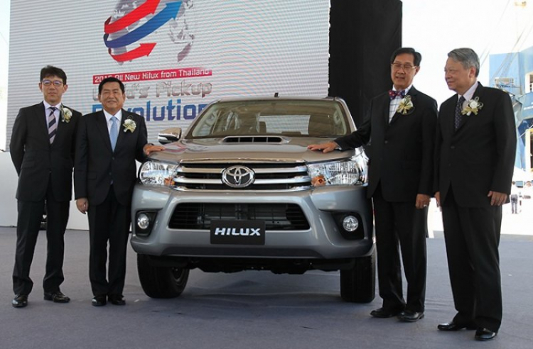 Toyota Hilux 2015 tại Thái lan sẽ xuất đi 130 nước, trong đó có Việt Nam