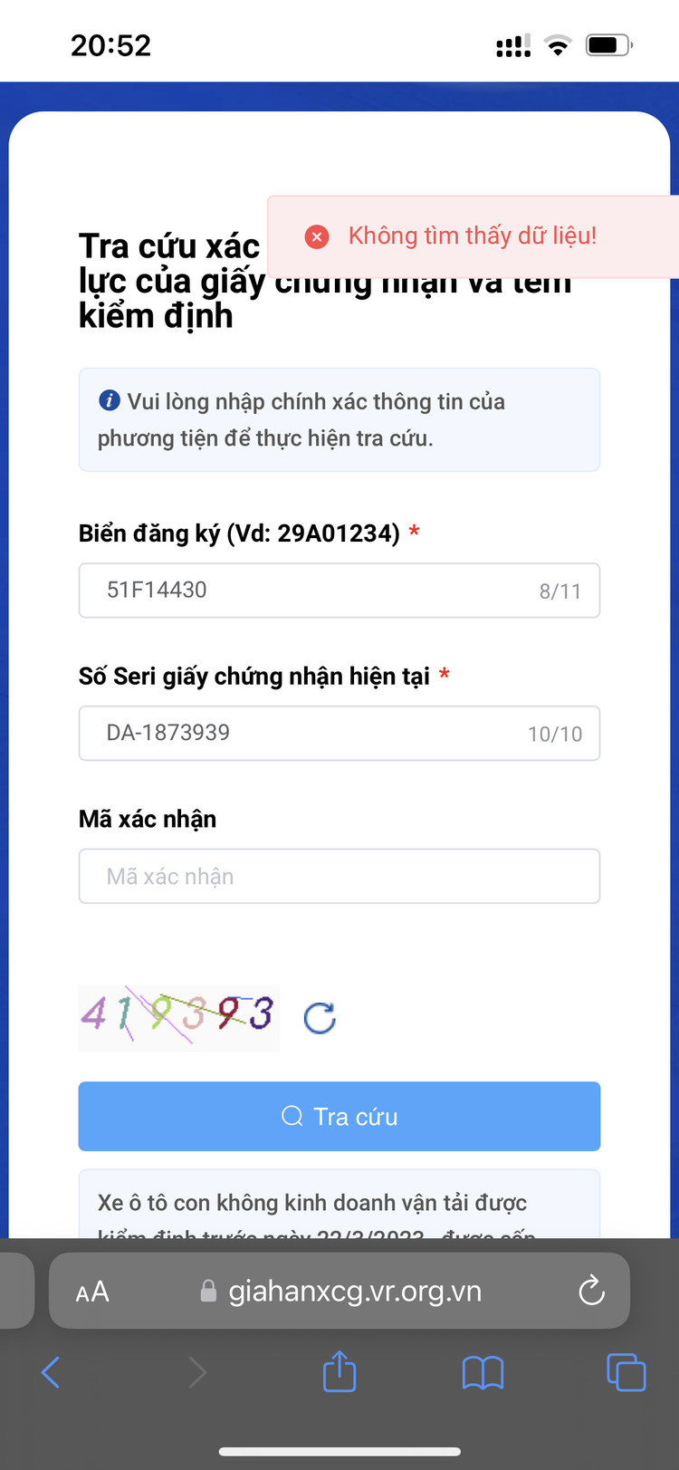 Xin hỏi về đặt lịch hẹn Đăng Kiểm Xin hỏi về đặt lịch hẹn Đăng Kiểm
