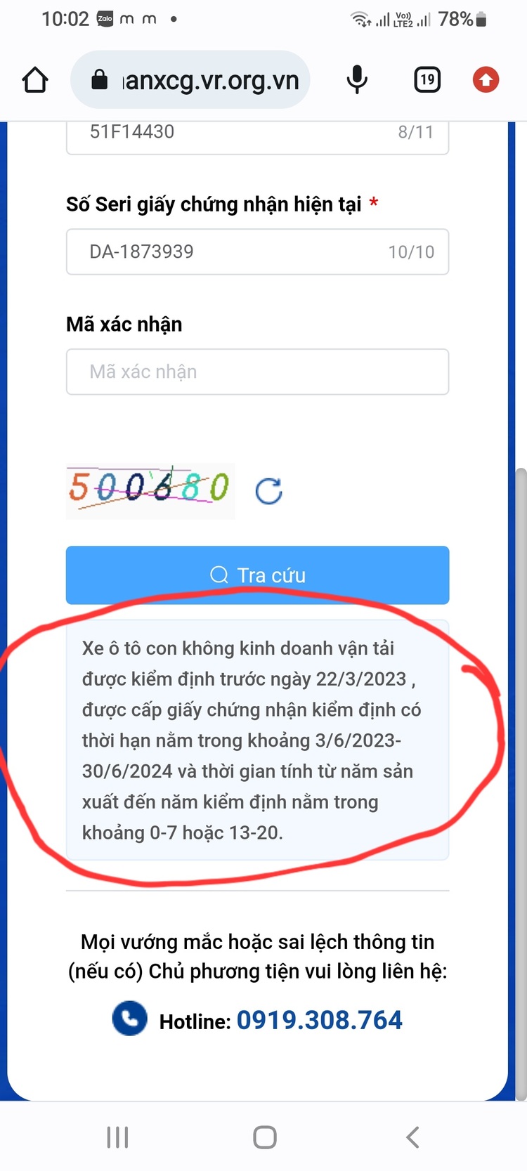 Xin hỏi về đặt lịch hẹn Đăng Kiểm