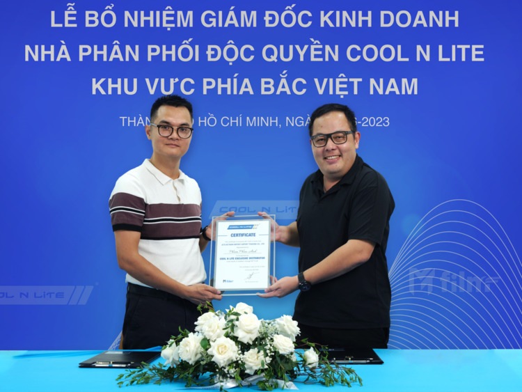 Lễ bổ nhiệm giám đốc kinh doanh nhà phân phối độc quyền Cool N Lite khu vực phía bắc Việt Nam