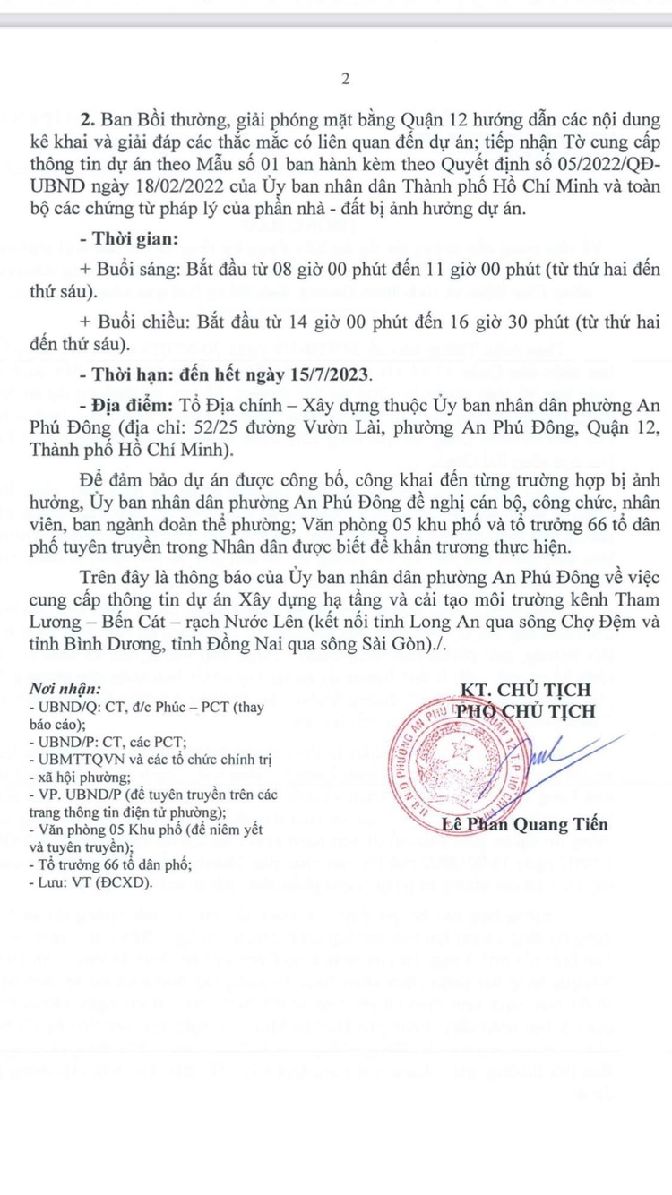 Cầu Vàm Thuật An Phú Đông Quận 12 bắc qua Phường 5 Gò Vấp đã thông xe 31/12/2020 đất An Phú Đông tăng nóng nhất Q.12