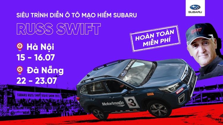Siêu Trình Diễn Ô Tô Mạo Hiểm Subaru Russ Swift 2023