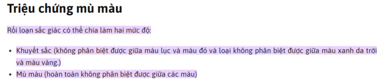 Ở Việt Nam người bị bệnh mù màu có được phép lái xe?