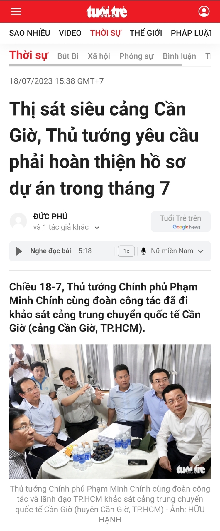 Cập nhật tình hình đất Huyện Cần Giờ