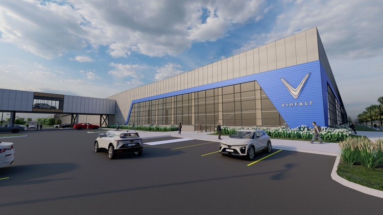 VinFast sẽ khởi công nhà máy tại Mỹ vào cuối tháng 7, dự kiến sản xuất 150.000 xe/năm