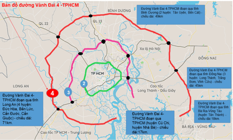 Dự kiến 17.000 tỷ đồng xây dựng Vành Đai 4 qua tỉnh Đồng Nai có quy mô 4 làn cao tốc