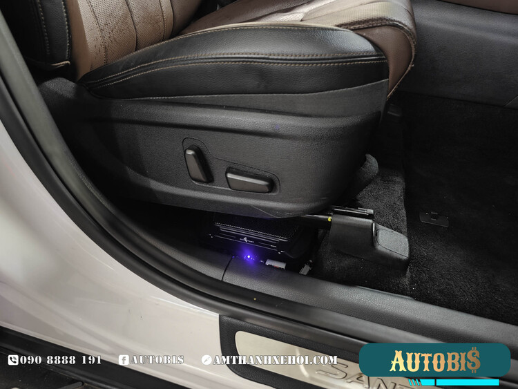 Thi Công Cấu Hình Âm Thanh Cơ Bản Với Focal Access & Cách Âm Vibrofiltr Trên Hyundai Santafe Tại Autobis