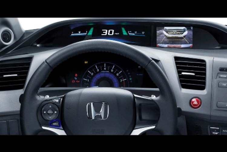 Honda Civic phiên bản mới nhiều màu sắc được trang bị thêm camera lùi