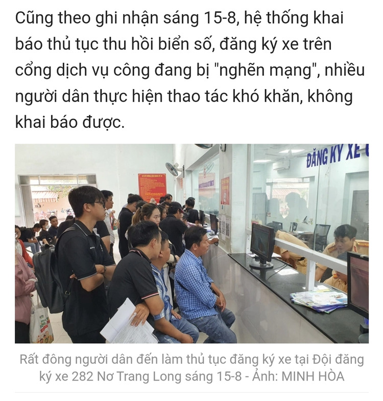 Sau 15/8, bán xe không nộp lại biển số, đăng ký sẽ bị phạt Sau 15/8, bán xe không nộp lại biển số, đăng ký sẽ bị phạt