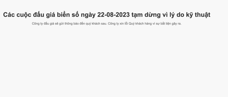 Phiên đấu giá đầu tiên ngày 22/8: Biển số ô tô đẹp nào sẽ "lên sàn"?