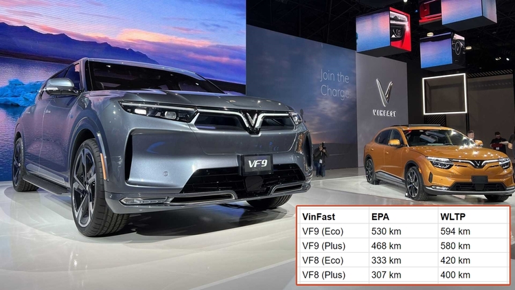 VinFast VF 9 được EPA chứng nhận tầm hoạt động vượt cả công bố của VinFast