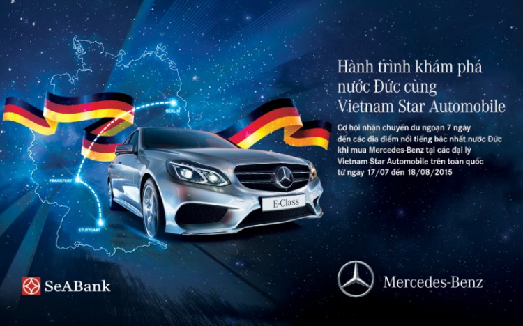 Cơ hội đến Đức khi mua xe Mercedes-Benz