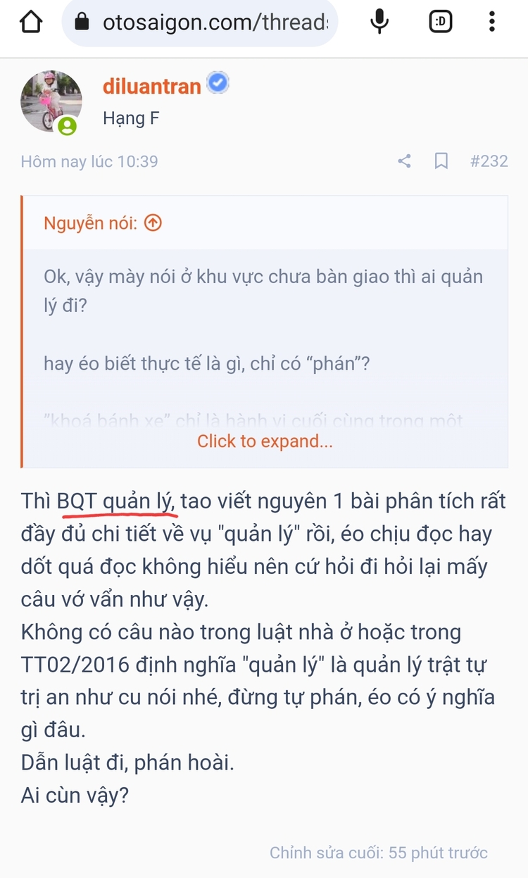 Oser nhận xét vụ chủ xe bị khóa bánh ở Masteri Thảo Điền: "Hóng kiện", "không có quyền khóa bánh" hay "vào nội khu phải tuân thủ quy định"