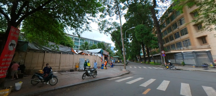 Đậu xe ở đường Nguyễn Du (trước cổng Bệnh viện Nhi Đồng 2) có bị phạt?