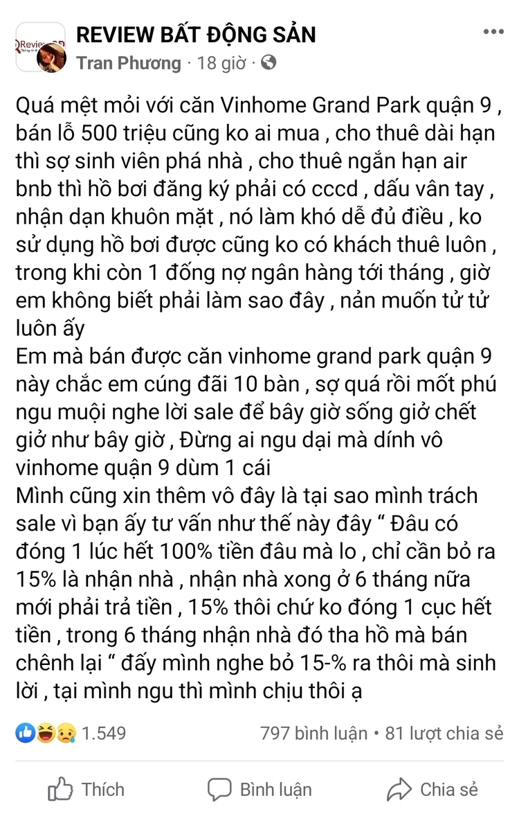 VINHOMES GRAND PARK QUẬN 9 LÀ CÁI “BẪY GẤU” CHO NHỮNG KHÁCH YÊU MÀU HỒNG!