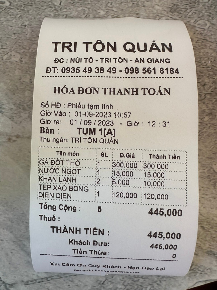 Trải nghiệm Tri Tôn dịp Lễ 2/9