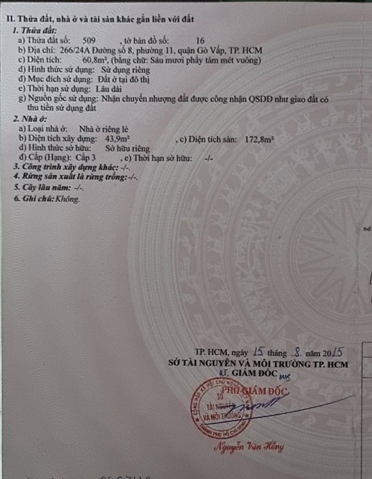 Gía nhà đất Gò Vấp mới nhất Gía nhà đất Gò Vấp mới nhất
