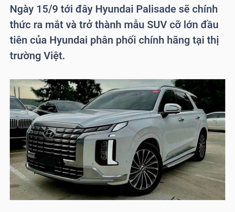 Cận cảnh Hyundai Palisade 2023 sắp ra mắt tại Việt Nam: Dáng vẻ cứng cáp, nội thất sang xịn