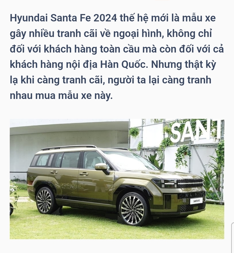 Hyundai Santa Fe thế hệ mới: Ai cũng chê nhưng ai cũng mua