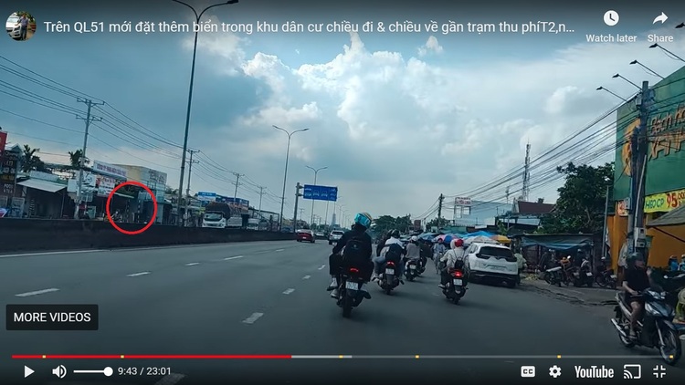 Biển báo mới KDC quốc lộ 51 khúc Long Thành Biển báo mới KDC quốc lộ 51 khúc Long Thành